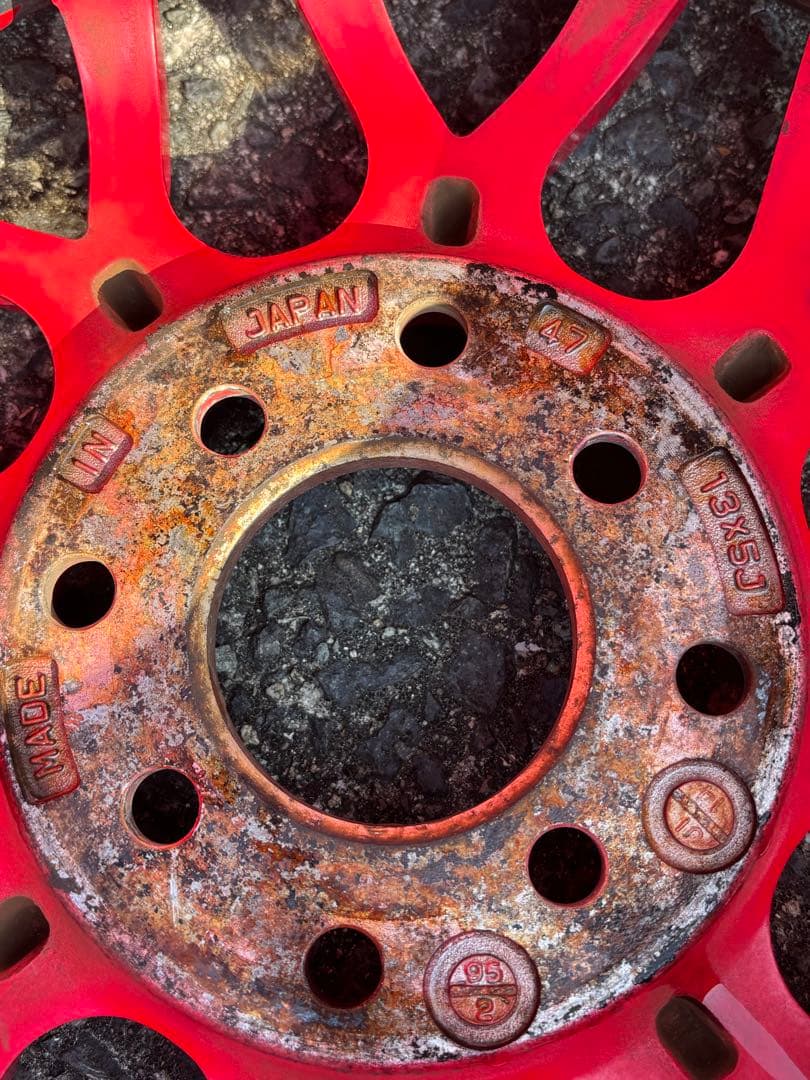 希少　レーシングスパルコ　アルミホイール4本　中古品