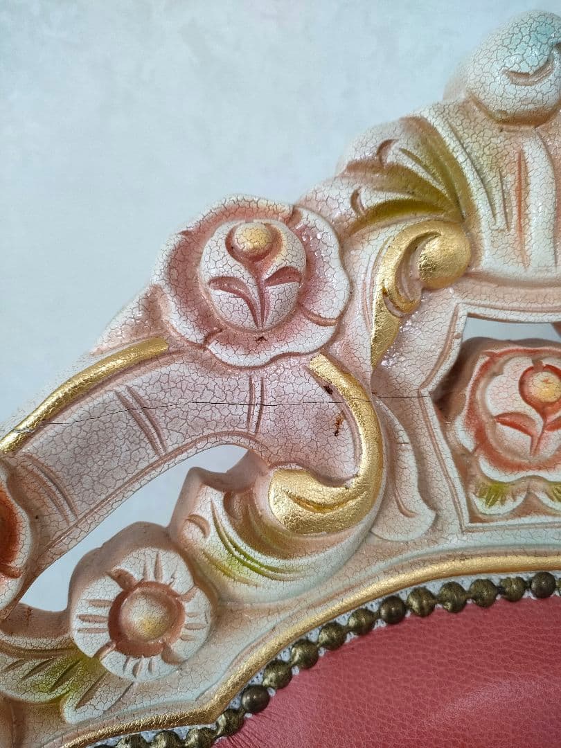 【おけい♛ྀི親孝行中様用】ロココ調 ダイニングチェア 1脚（１つ目）