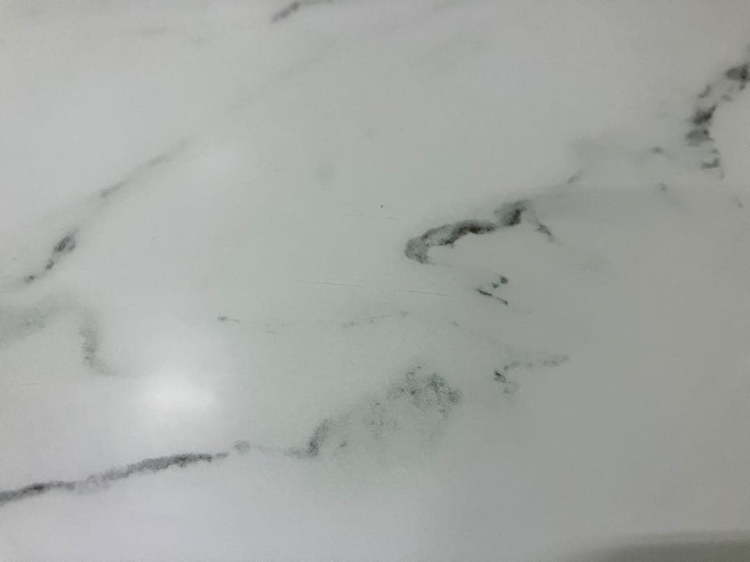 高木さま センターテーブル CTエスペルト120 WH 大理石風ガラステーブル