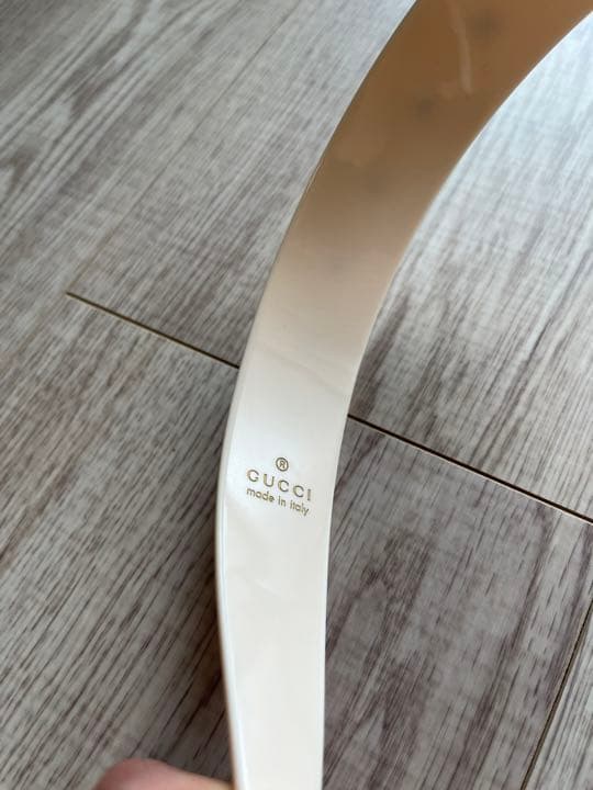 【美品】Gヘアバンド＿ホワイト