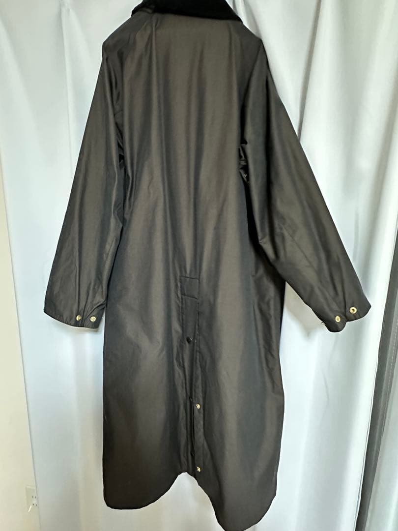 バブアー　JS 別注　BURCTHLEY オーバーサイズ　ロング　黒　36