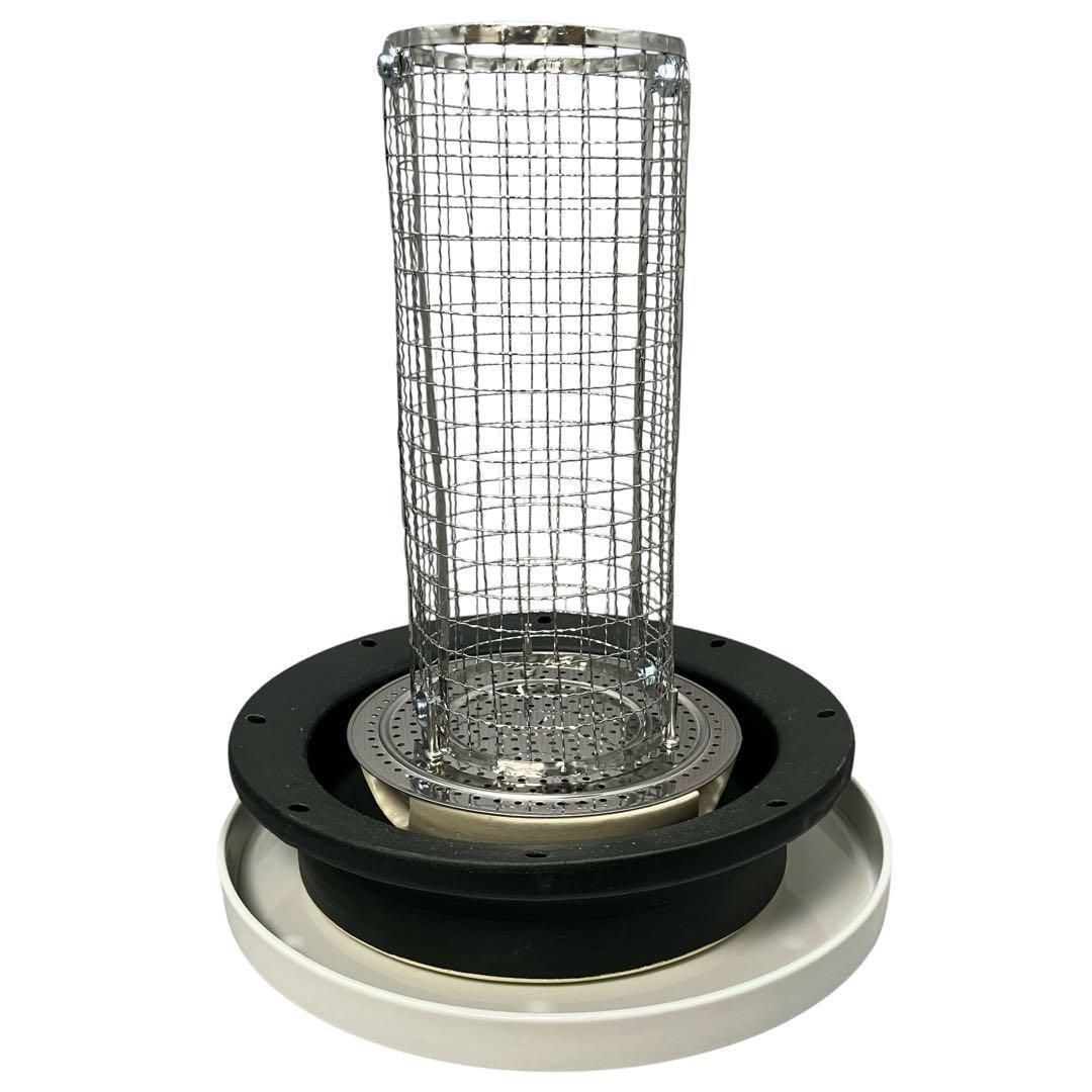 【美濃焼】串匠~黒(つやけし)~　串物を炭焼き　七輪/魚/肉/野菜/バーベキュー