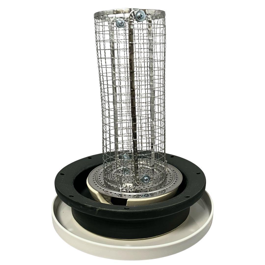 【美濃焼】串匠~黒(つやけし)~　串物を炭焼き　七輪/魚/肉/野菜/バーベキュー