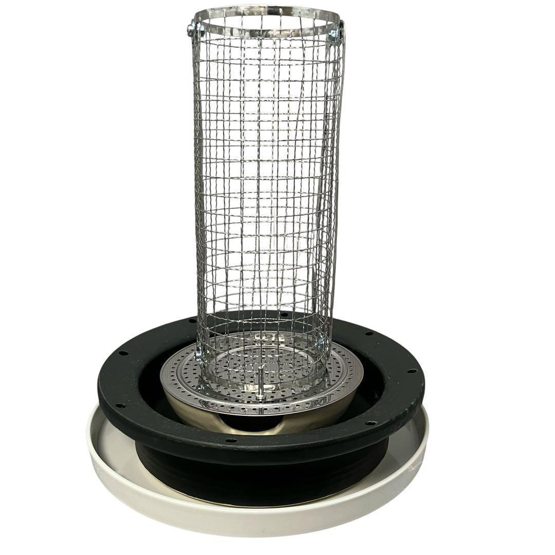 【美濃焼】串匠~黒(つやけし)~　串物を炭焼き　七輪/魚/肉/野菜/バーベキュー