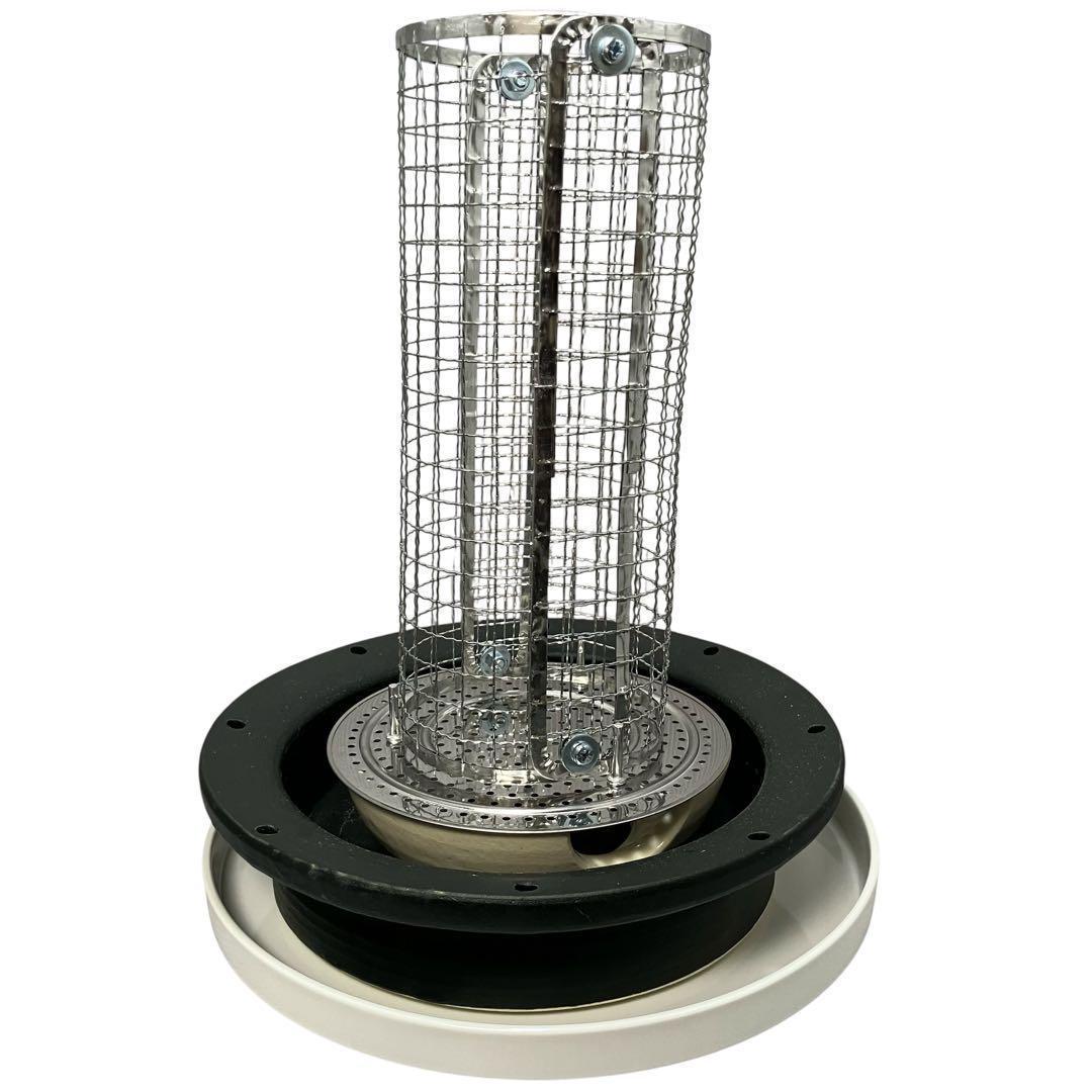 【美濃焼】串匠~黒(つやけし)~　串物を炭焼き　七輪/魚/肉/野菜/バーベキュー