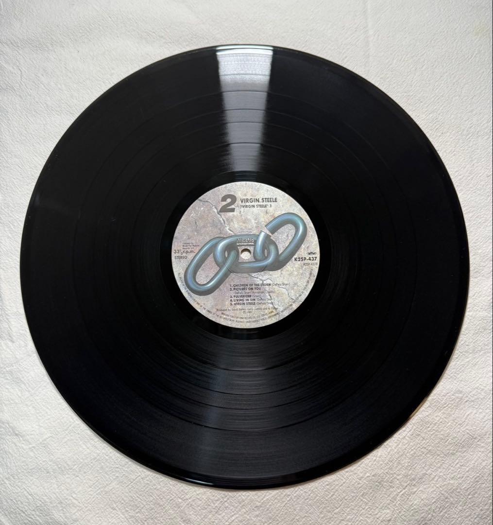 VIRGIN STEELE「Virgin Steele（危険地帯）」LP