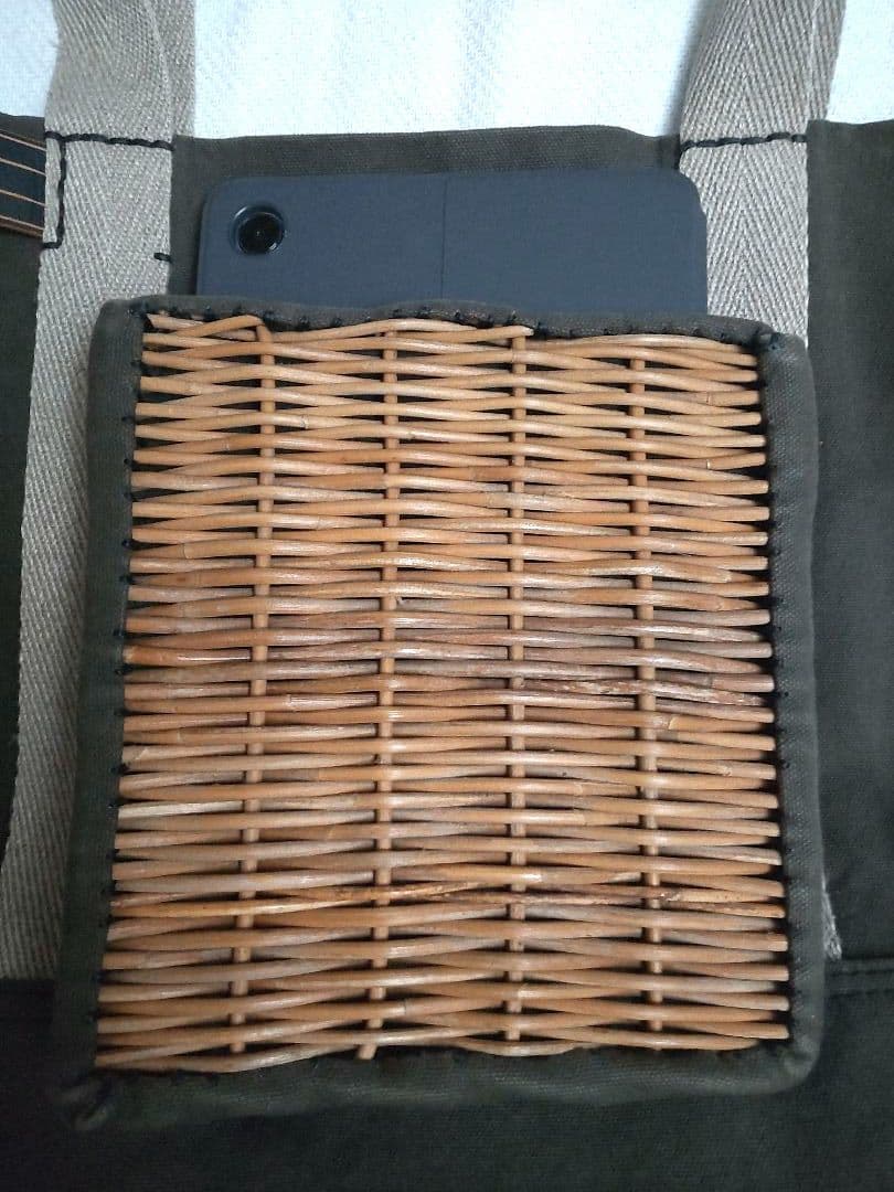 定価42900円 ebagos エバゴス かごバッグ カゴ バッグ キャンバス