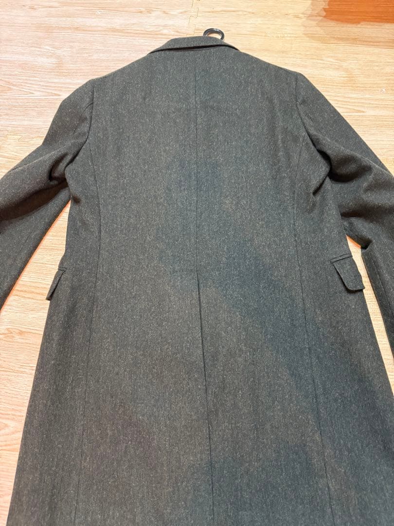 美品 ユナイテッドアローズ ロロピアーナ チェスターコート ダークグリーン