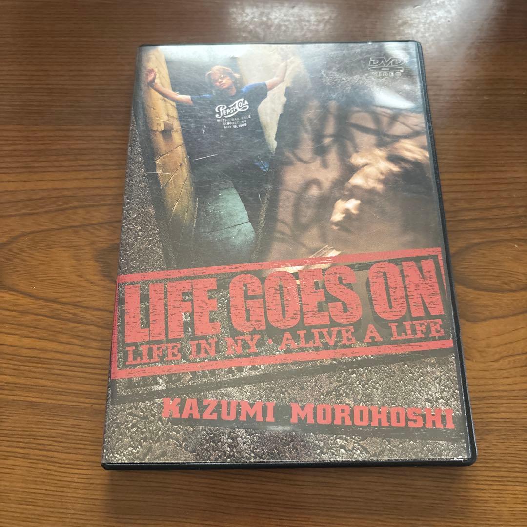 No.747 中古品 諸星和己さん　 DVD LIFE GOES ON