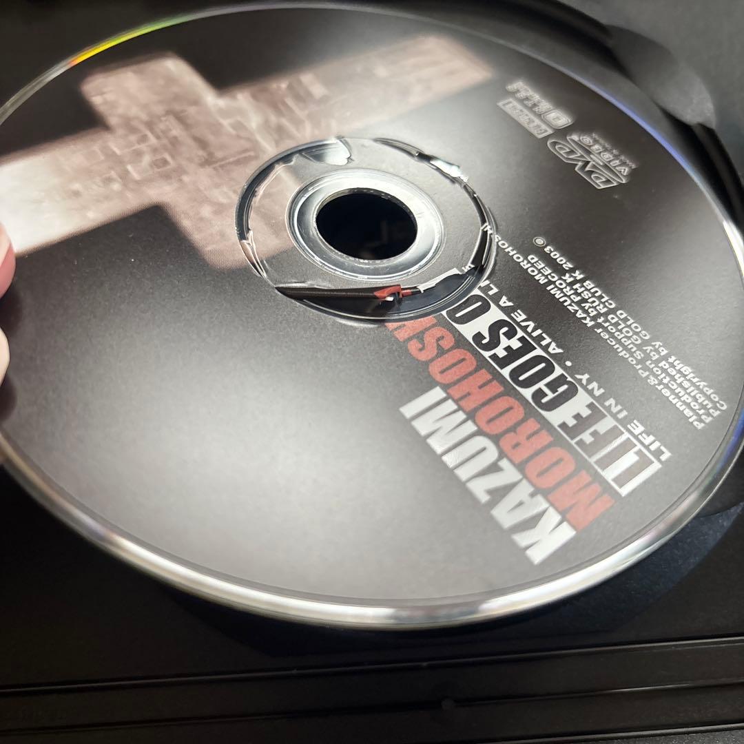 No.747 中古品 諸星和己さん　 DVD LIFE GOES ON