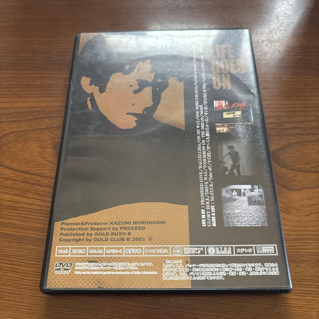 No.747 中古品 諸星和己さん　 DVD LIFE GOES ON