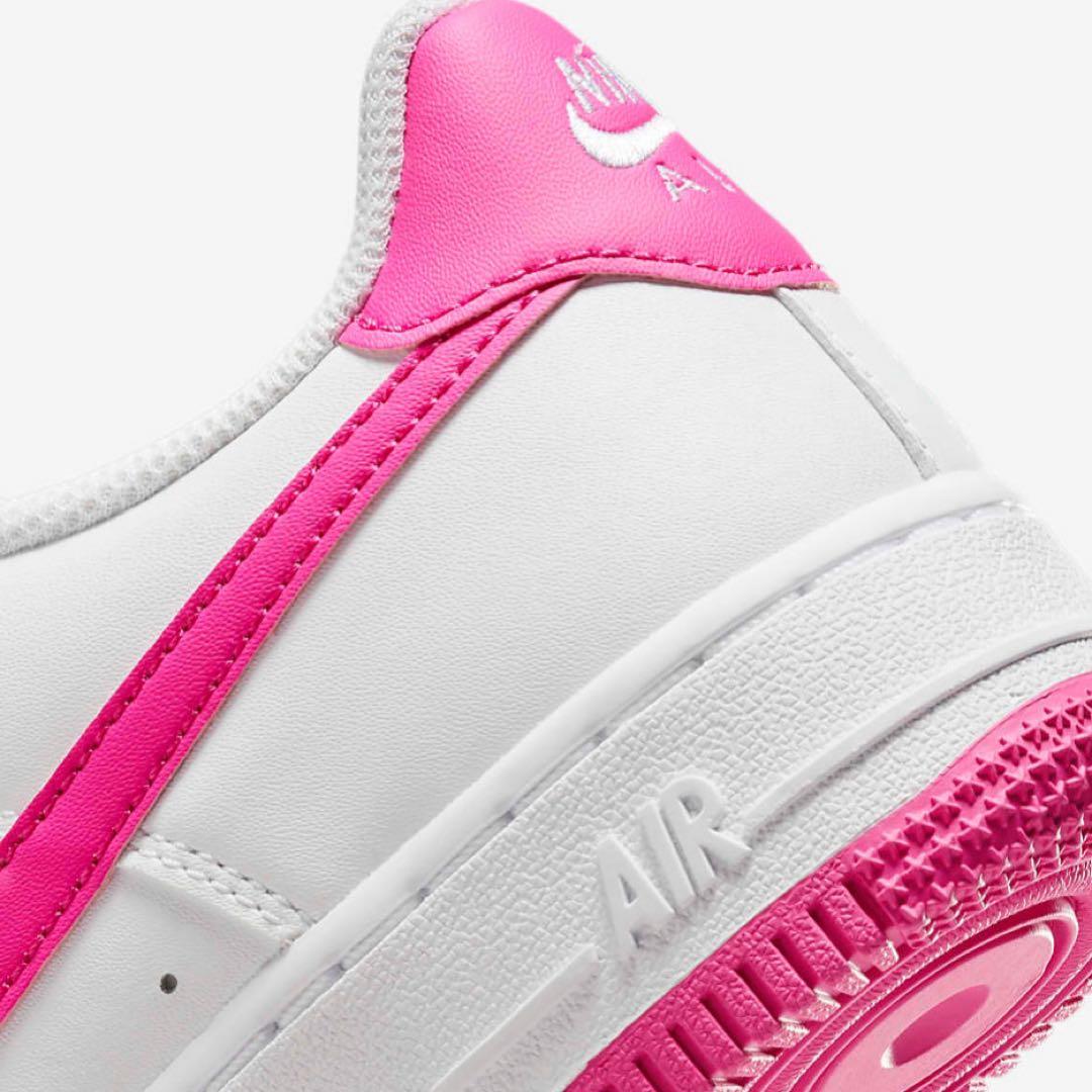 【新品23cm】NIKE エアフォース１GS ホワイト/ピンク