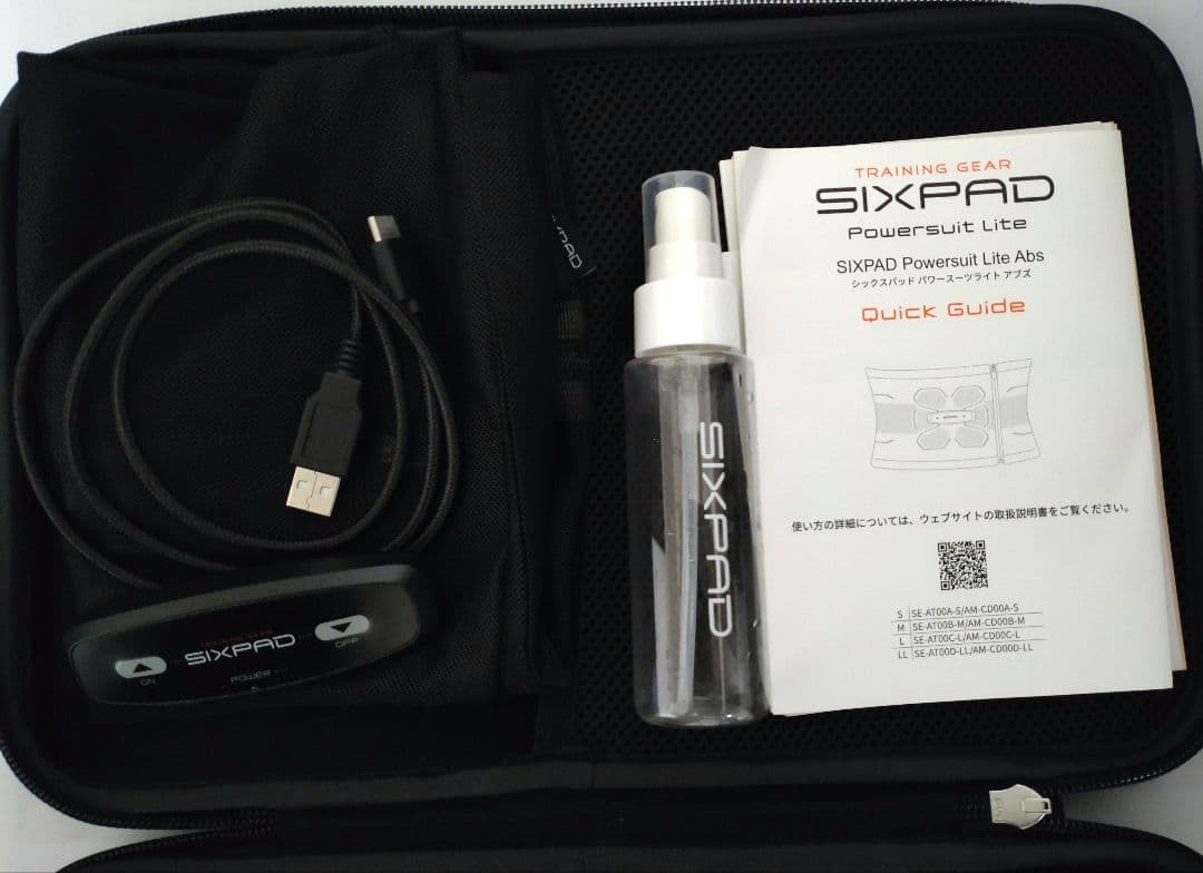 ねずみ品　Sixpad パワースーツライト アブス サイズM