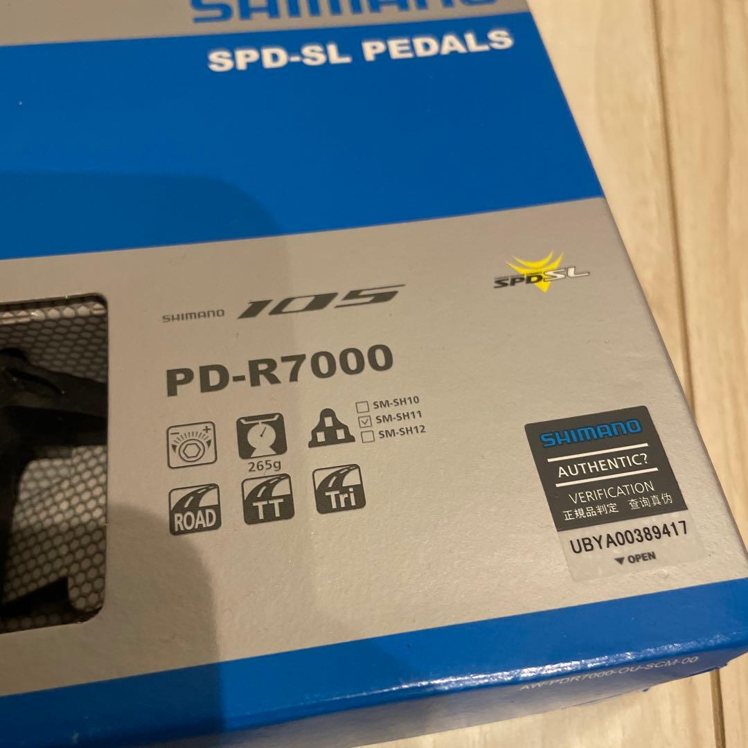 SHIMANO 105 PD-R7000 SPD-SLペダル クリート付き