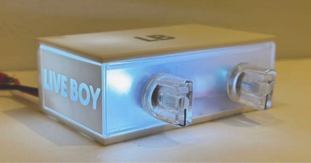 【LIVEBOY V2】【Bluetooth】ホワイト リバーブユニット