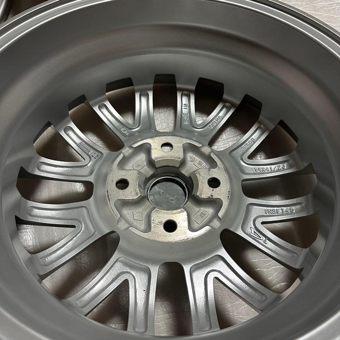 4本セット　14インチ　ダイハツ純正　オプション　ホイール　シルバー　美品