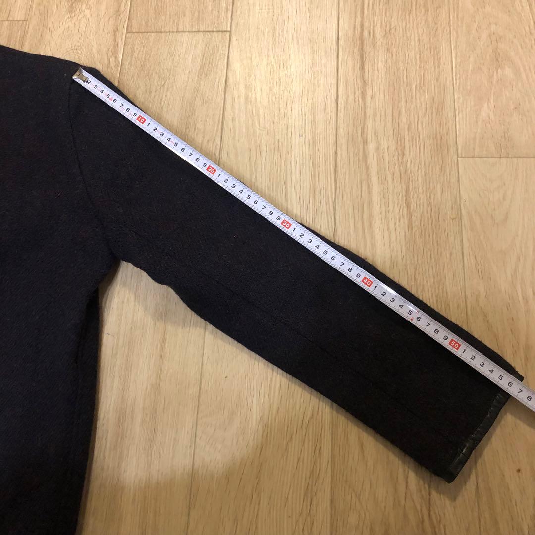 TOMORROWLAND ノーカラージャケット ダークネイビー