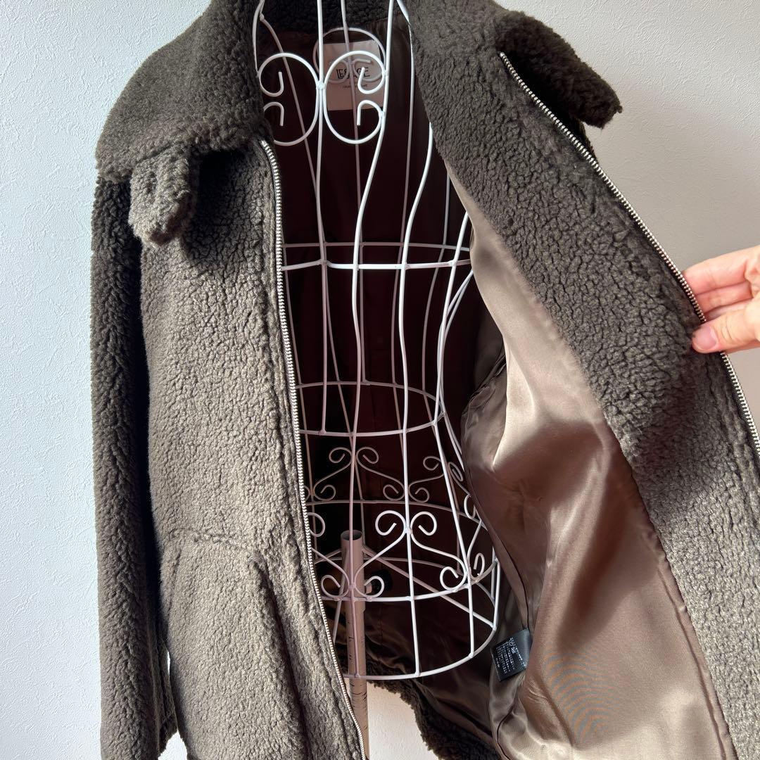 【タグ付き未使用！】ジャーナルスタンダード レサージュ　トスカーナ ボアブルゾン