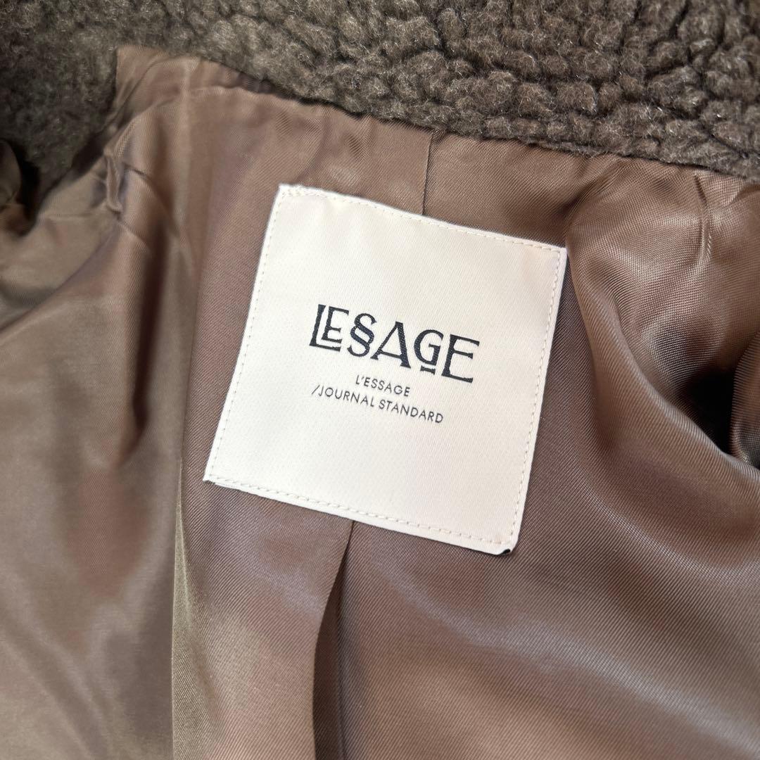 【タグ付き未使用！】ジャーナルスタンダード レサージュ　トスカーナ ボアブルゾン