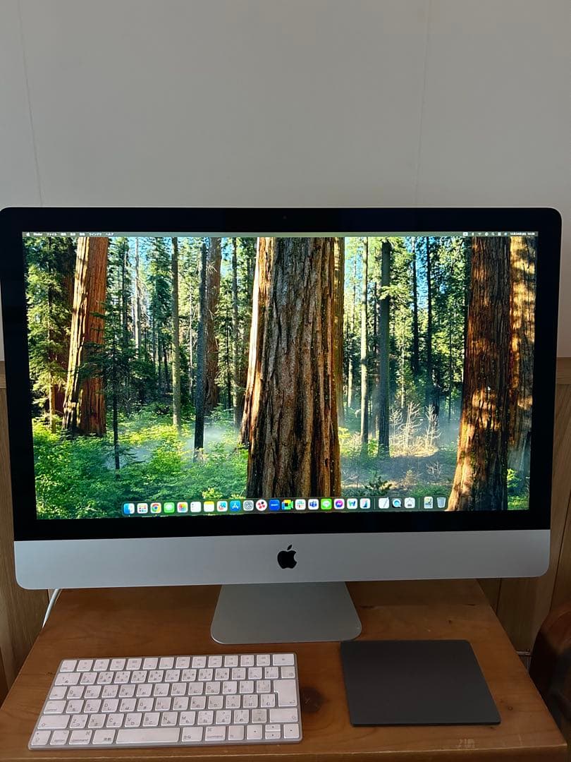 Apple iMac 27インチ ワイヤレスキーボード・トラックパッド付き