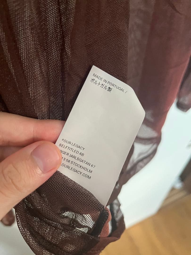 our legacy メッシュトップス