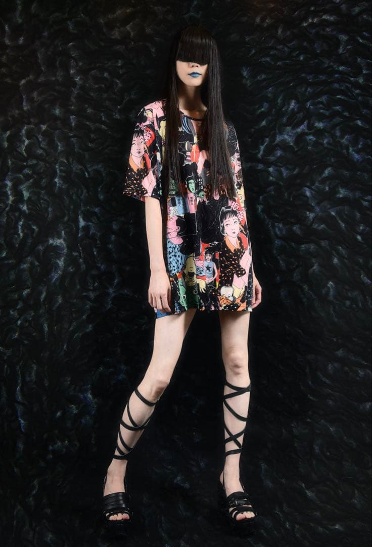 丸尾末広 少女椿 Tシャツ MEEWEE