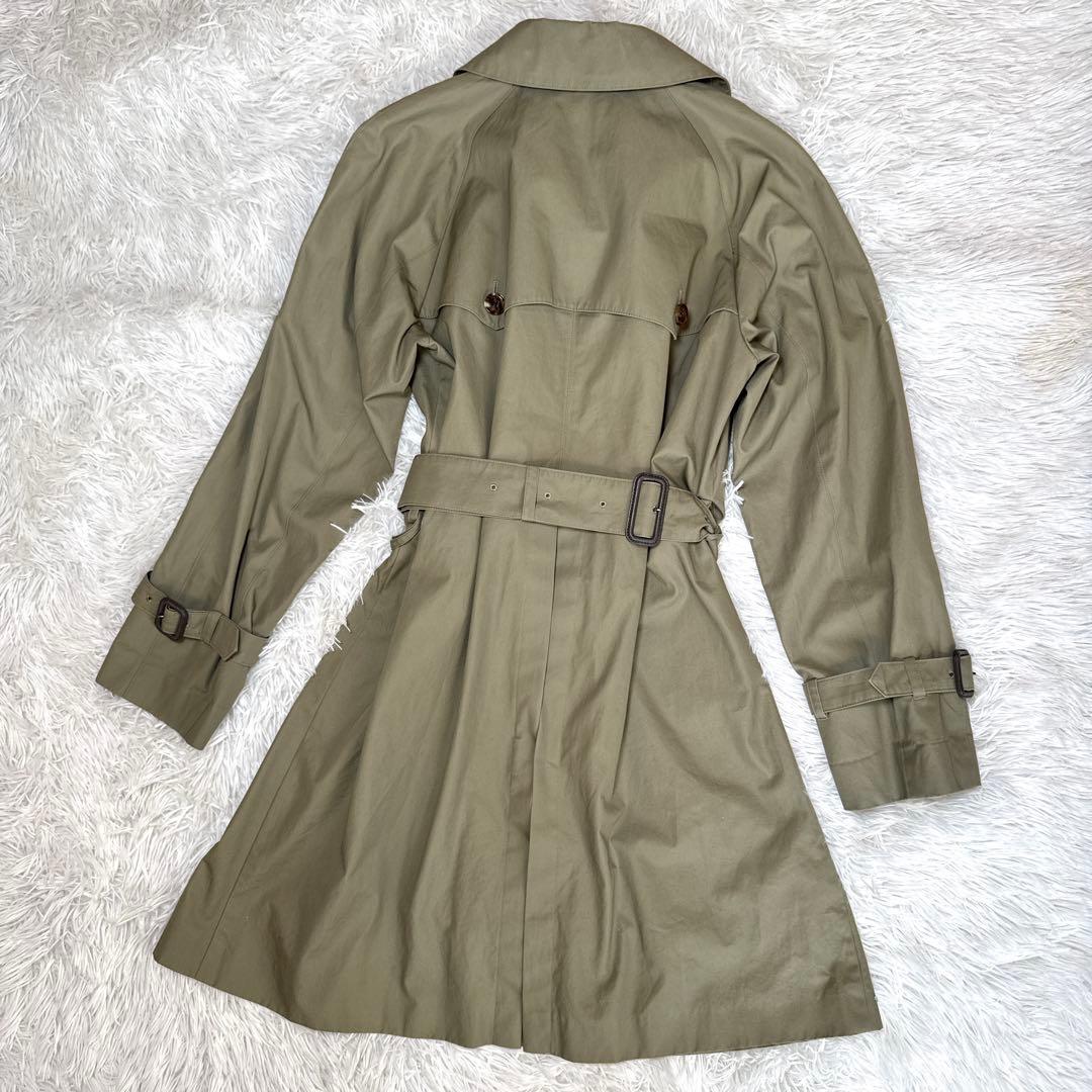 美品✨SANYO 100年コート トレンチコート 青森ファクトリー オリーブ L
