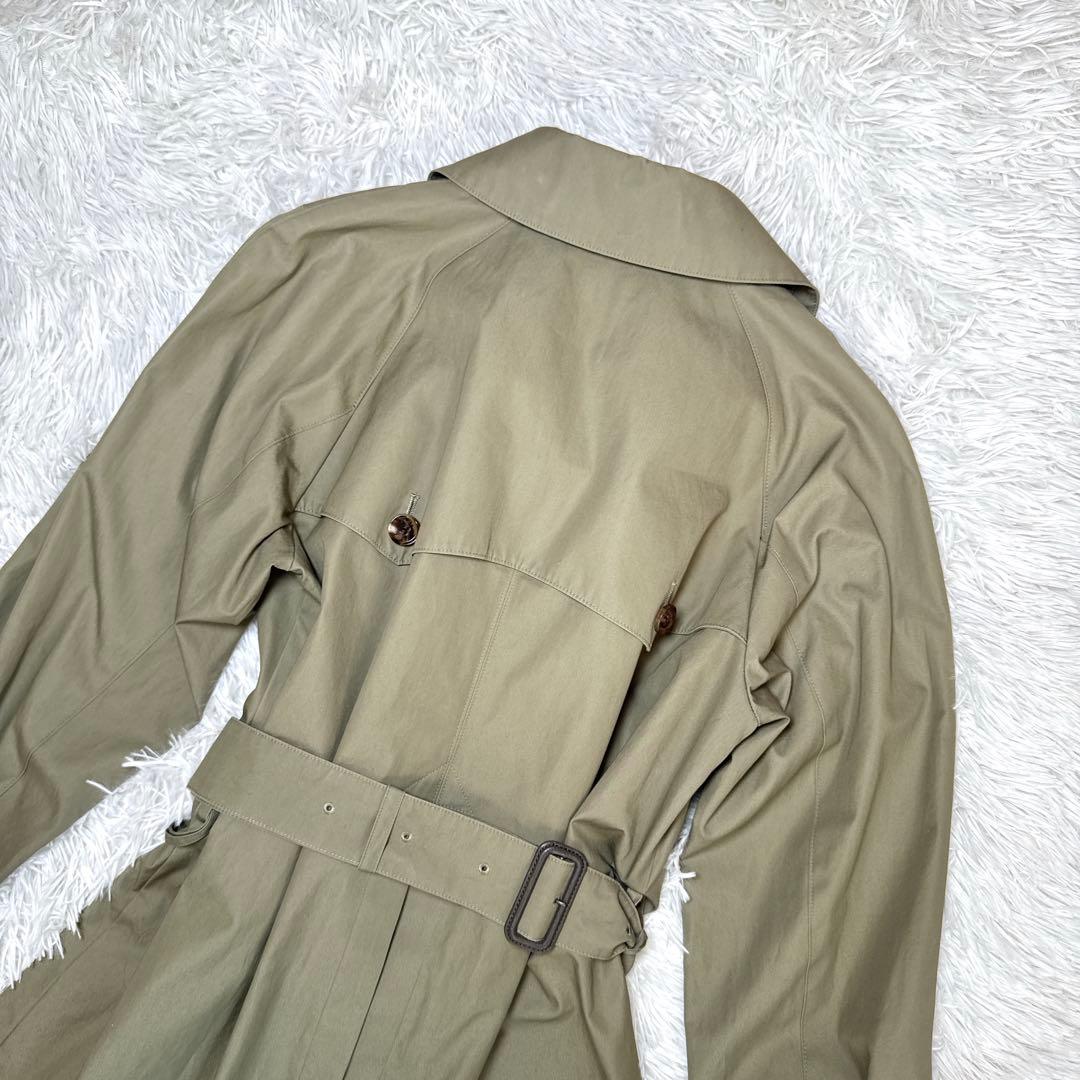 美品✨SANYO 100年コート トレンチコート 青森ファクトリー オリーブ L