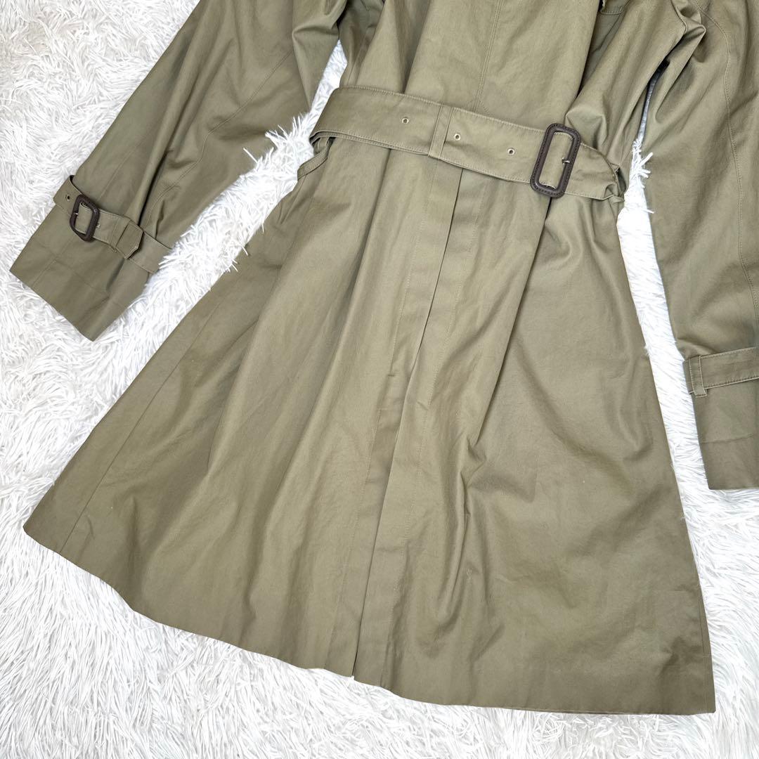 美品✨SANYO 100年コート トレンチコート 青森ファクトリー オリーブ L