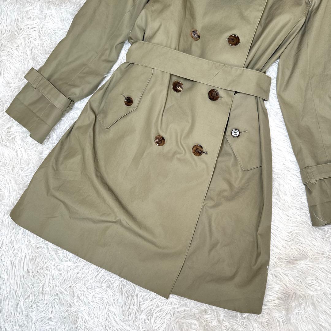 美品✨SANYO 100年コート トレンチコート 青森ファクトリー オリーブ L
