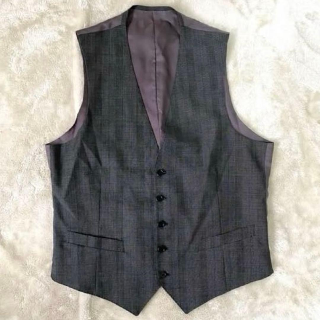 HILTON ✨大きいサイズ✨スリーピース スーツ セットアップ チェック A7