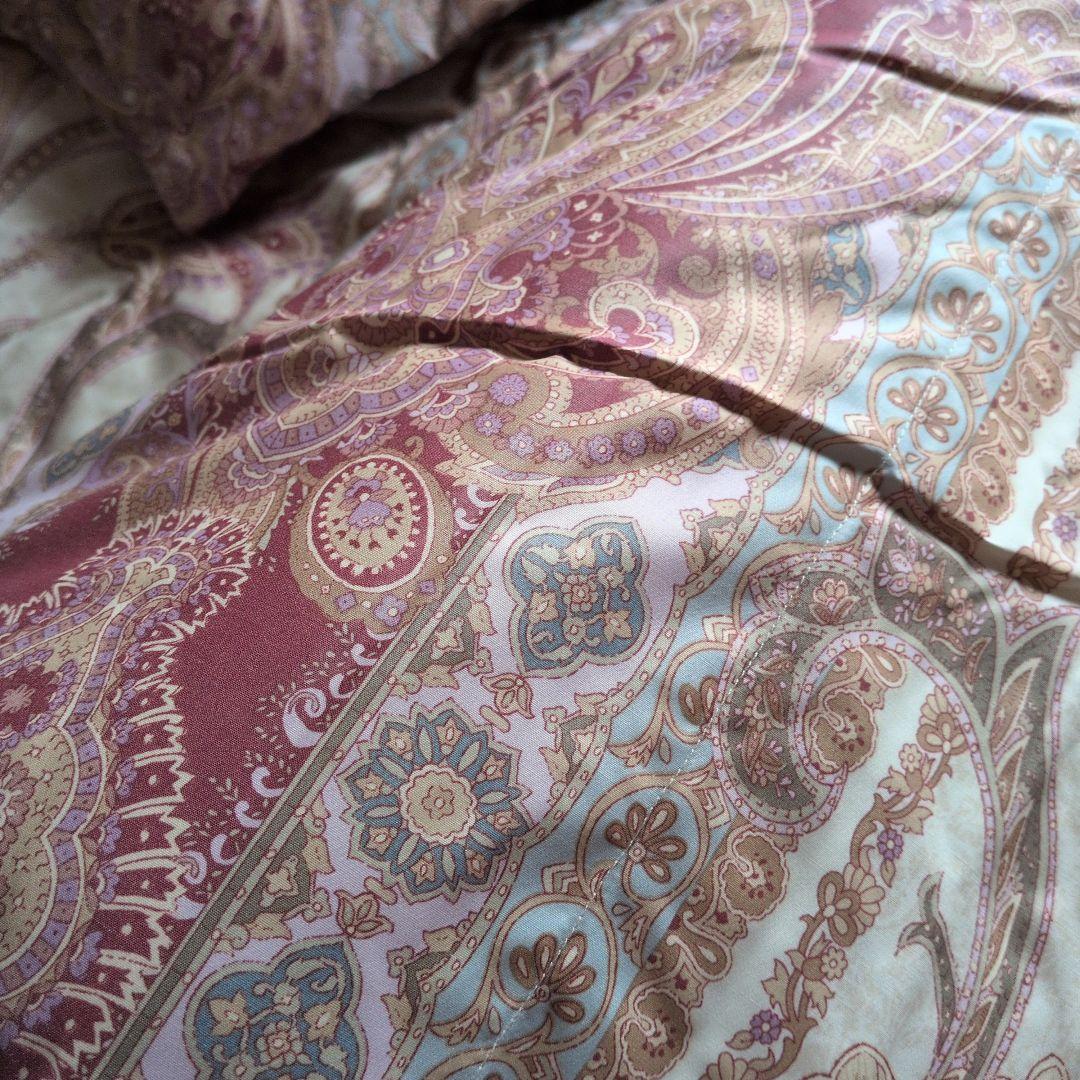 新品未使用品 ホワイトダック昭和西川謹製羽毛肌掛けふとん ダウン85%２枚セット