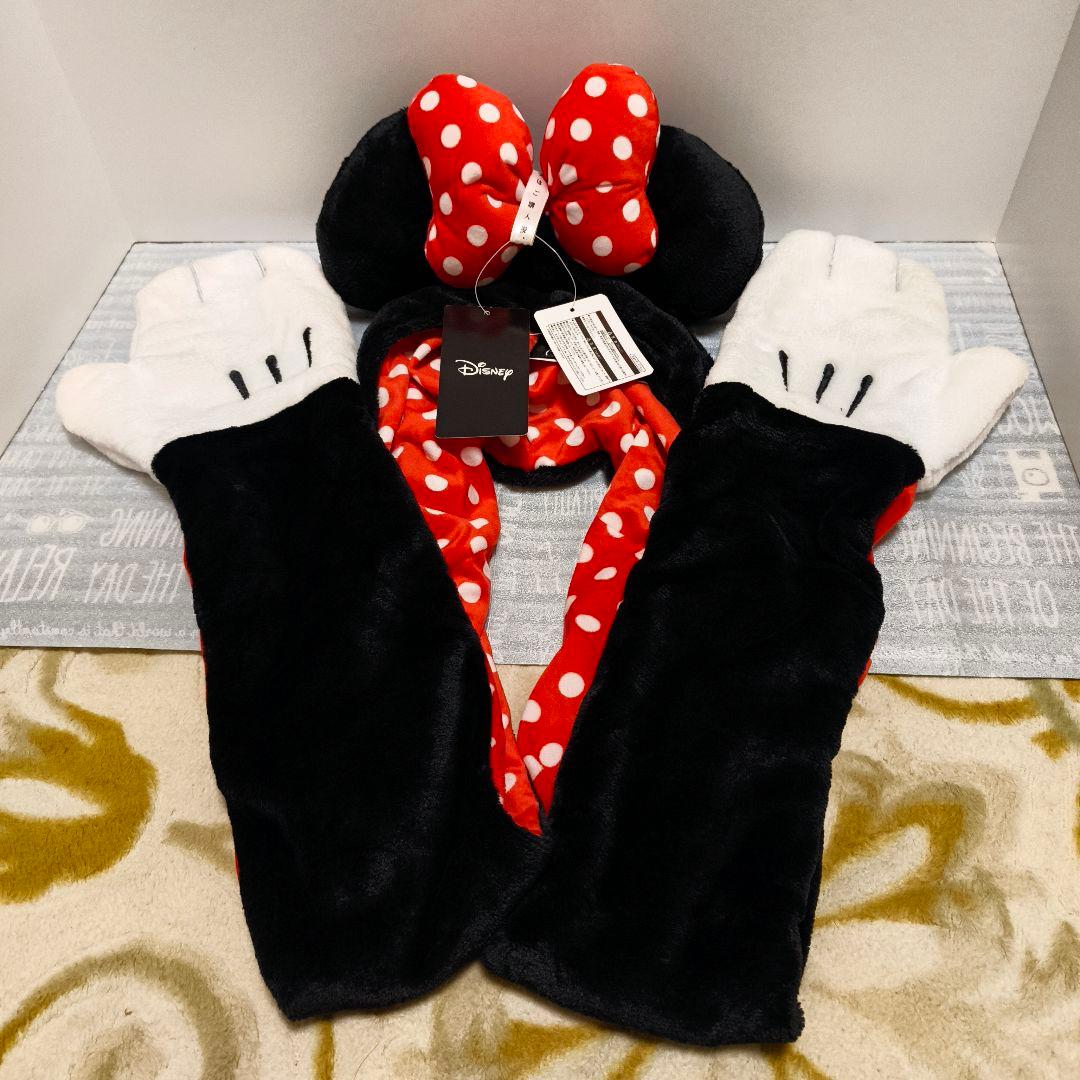 ミニーちゃん　ファンキャップマフラー　ギャルソンヌ