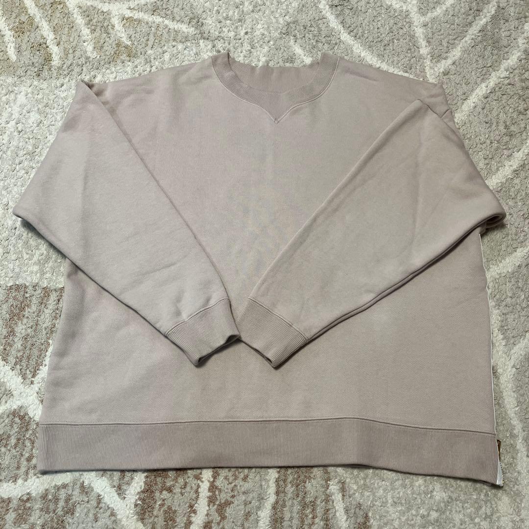 ビアズリー　サイドジップ裏起毛プルオーバー