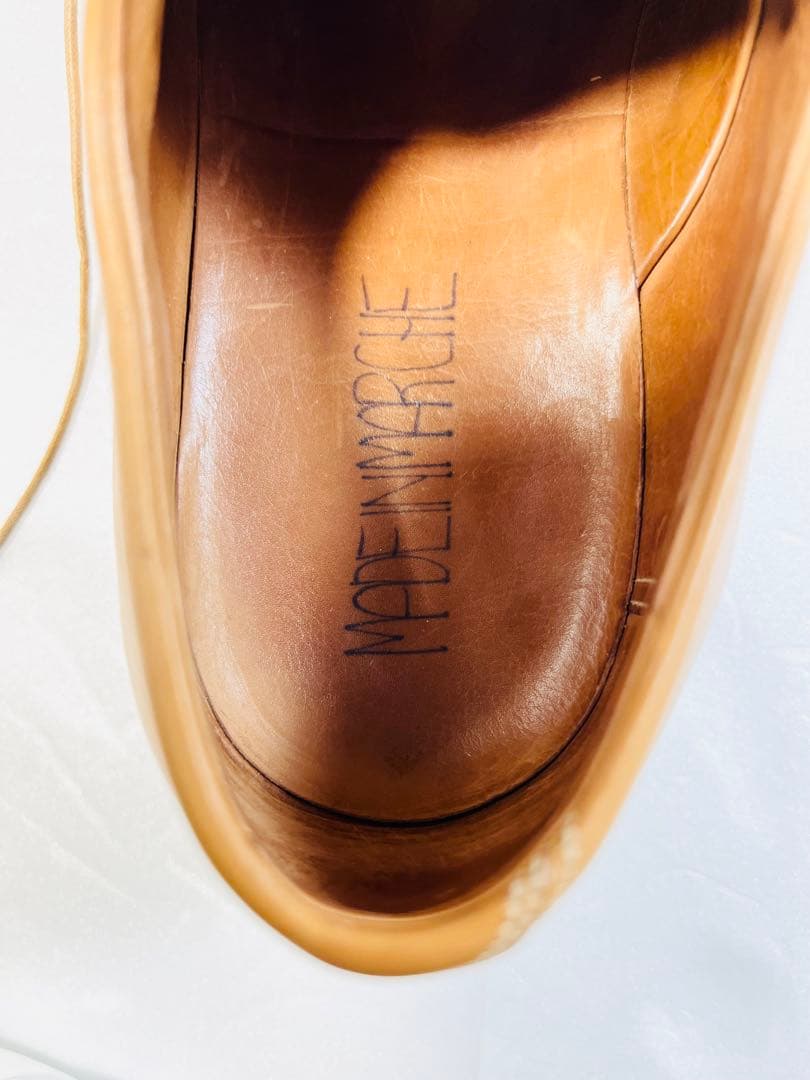 【希少】MADE IN MARCHE 39 1/2 24.0cm程度 イタリア