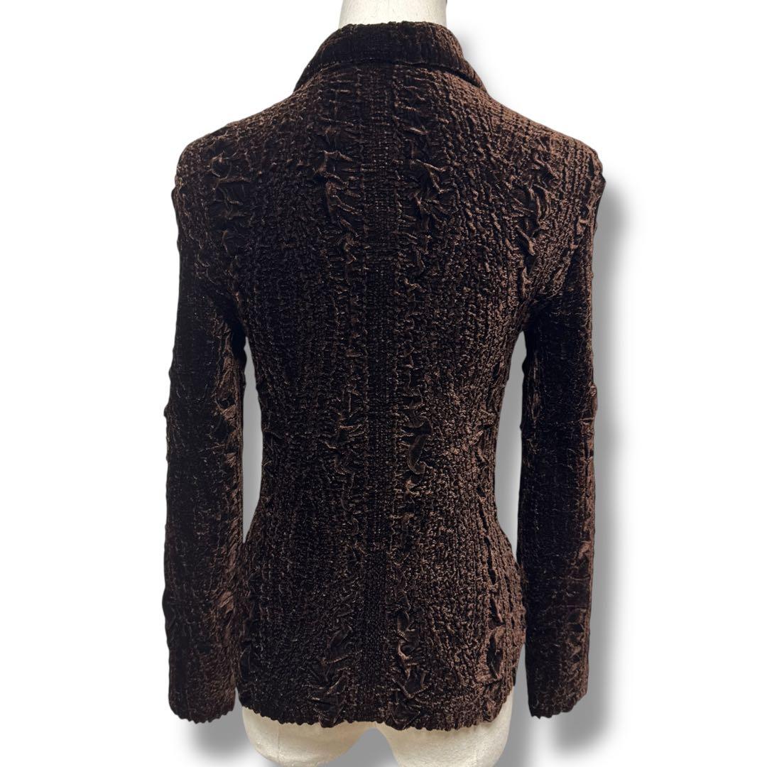 ユキトリイ インターナショナル 軽量ストレッチジャケット Gプリーツ 皺プリーツ