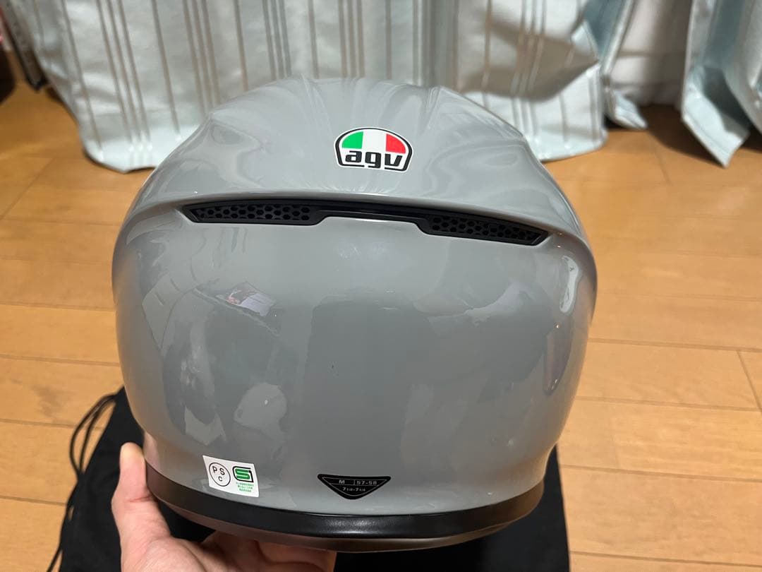 AGV K6 グレー　Mサイズ　アジアンフィット