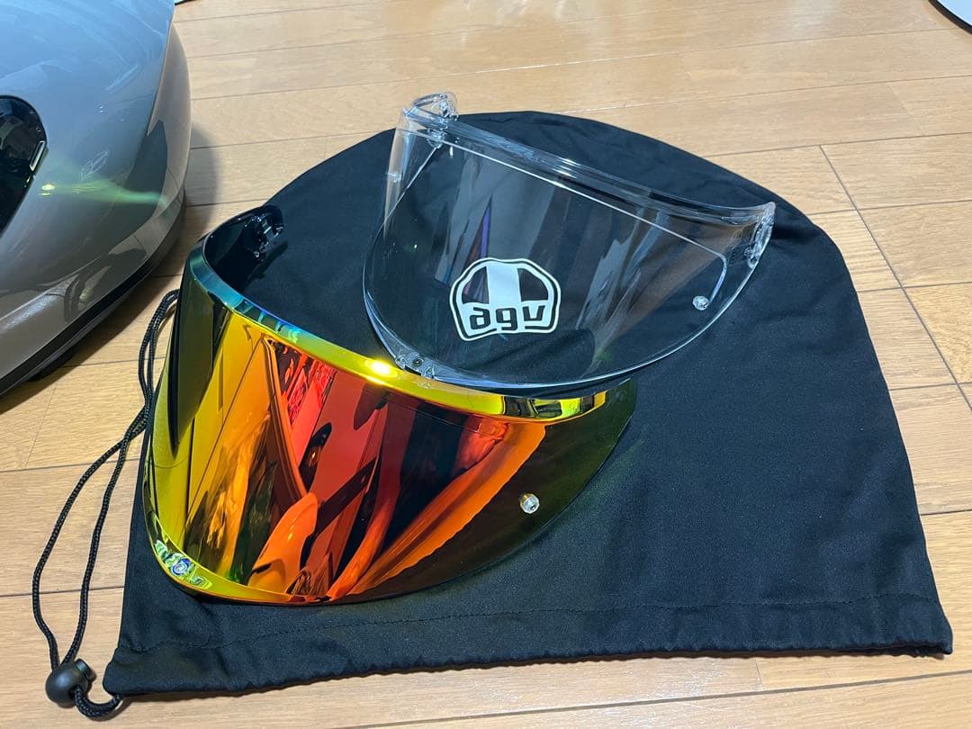 AGV K6 グレー　Mサイズ　アジアンフィット