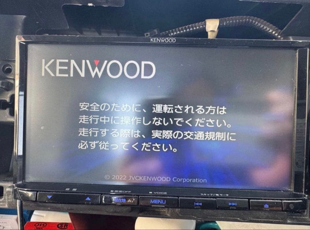2022年製　KENWOOD MDV-D309BT カーナビ