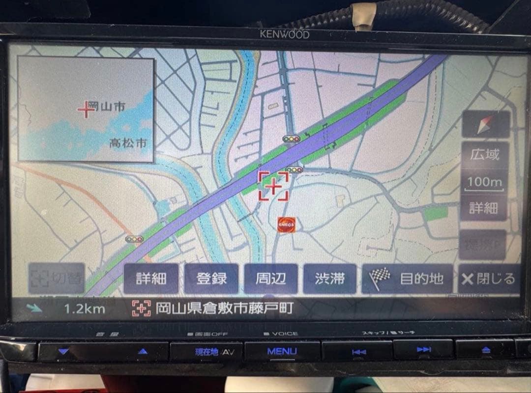 2022年製　KENWOOD MDV-D309BT カーナビ