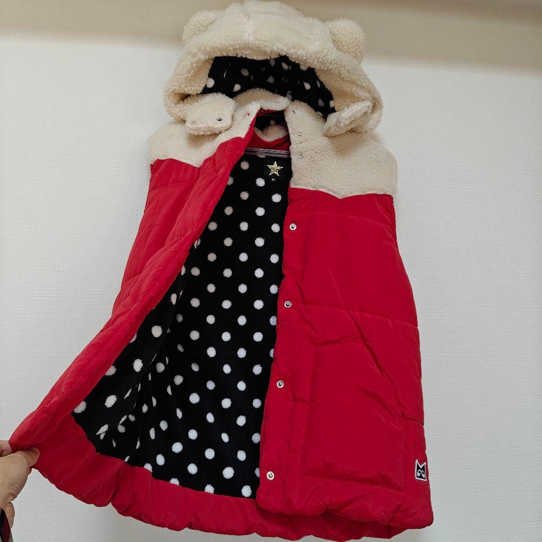 美品 hyoma ねこみみ中綿ベストM