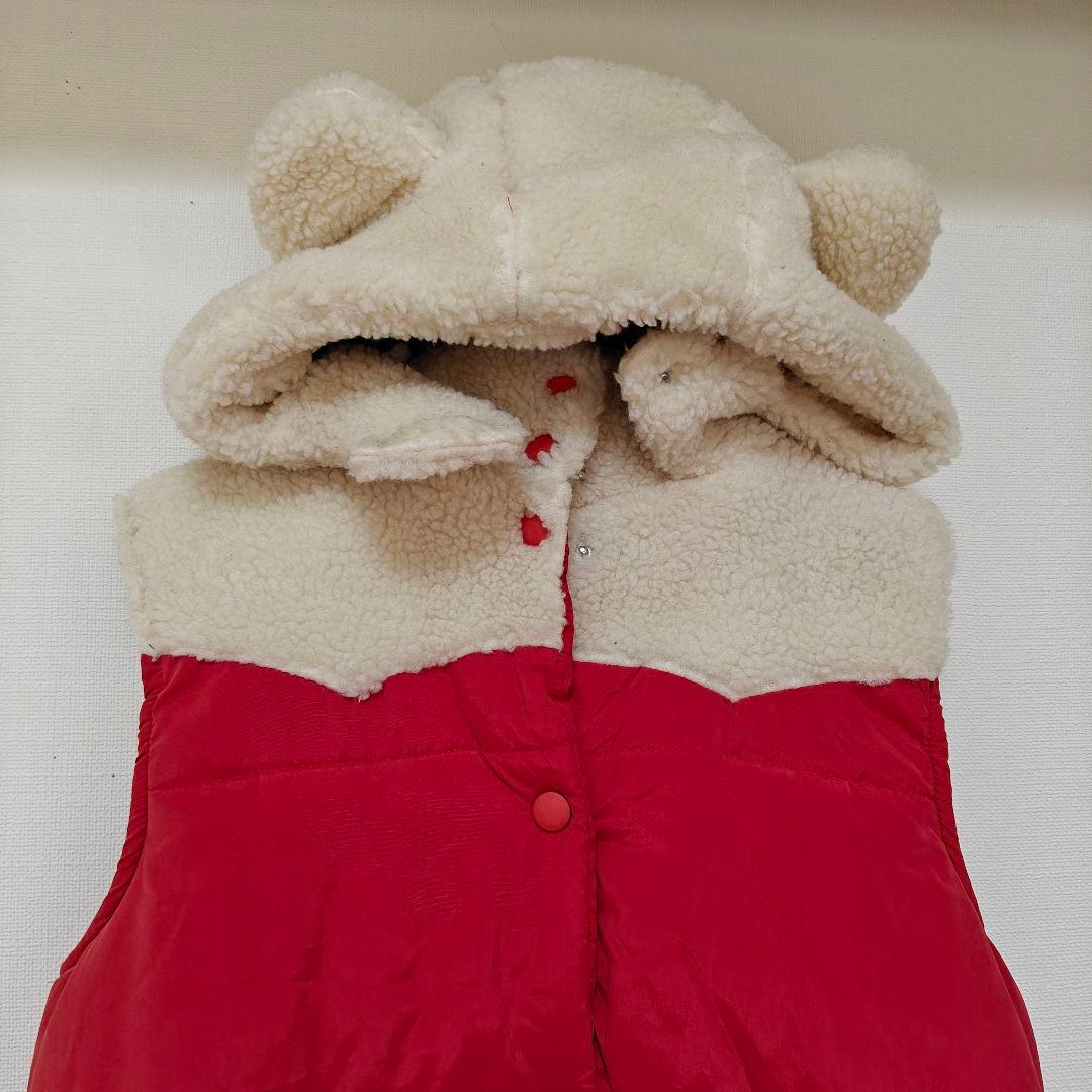 美品 hyoma ねこみみ中綿ベストM