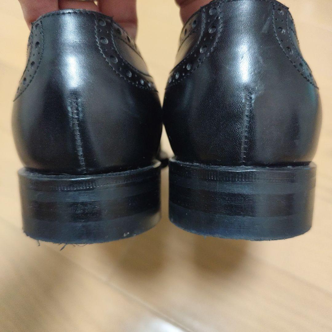 美品　ジャランスリワヤ　内羽根　ストレートチップ　黒 ダイナイトソール　7.5