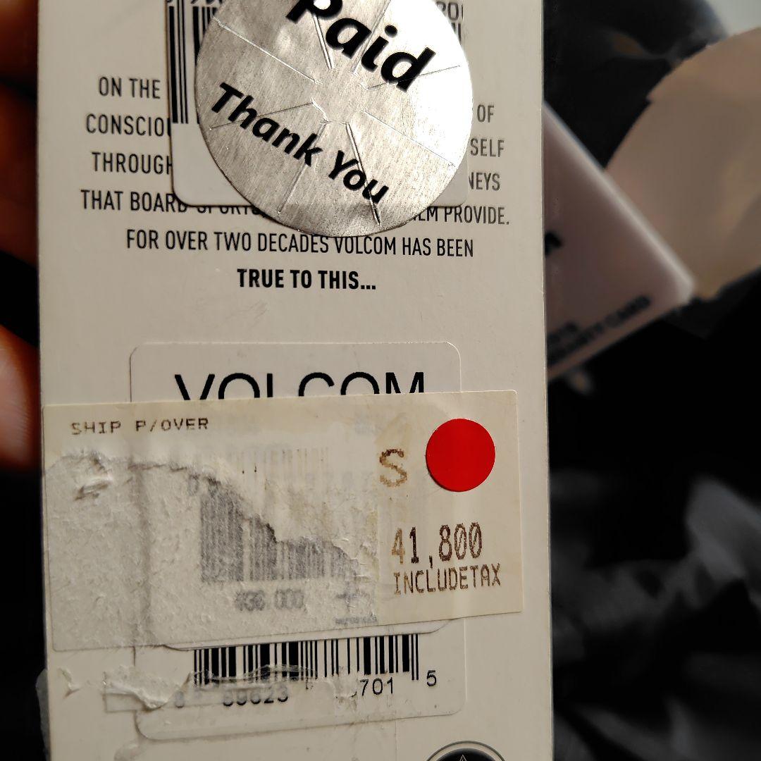 VOLCOM スノボウェア　上下　新品タグ付き　S　XS