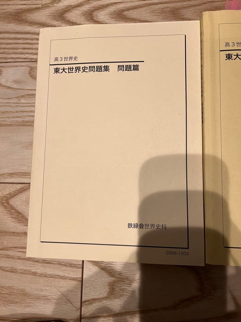 鉄緑会　東大世界史問題集解答解説付き