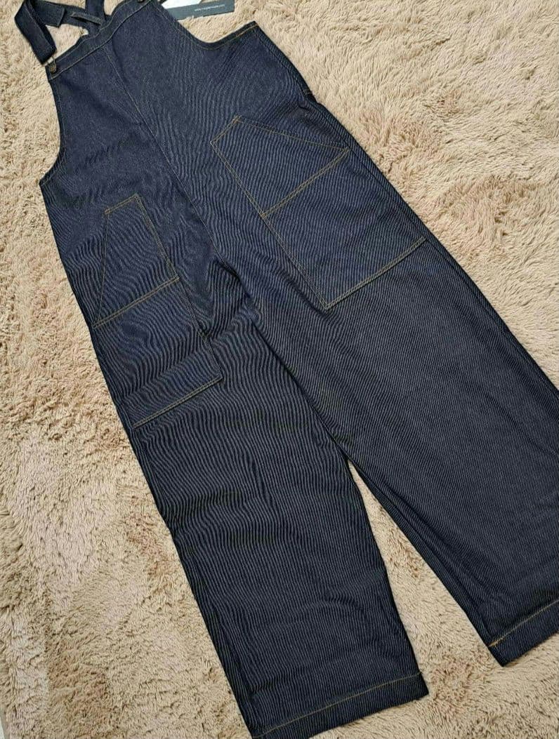 [新品]MICALLE MICALLE ミカーレミカーレ デニムサロペットワイド