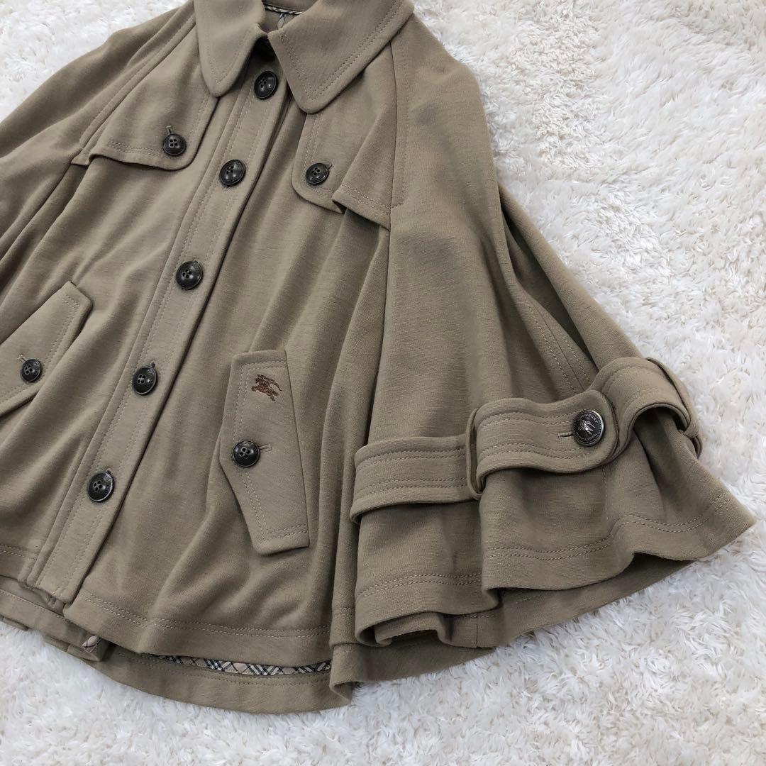 BURBERRY BLUE LABEL ケープ ポンチョ 38 ベージュ