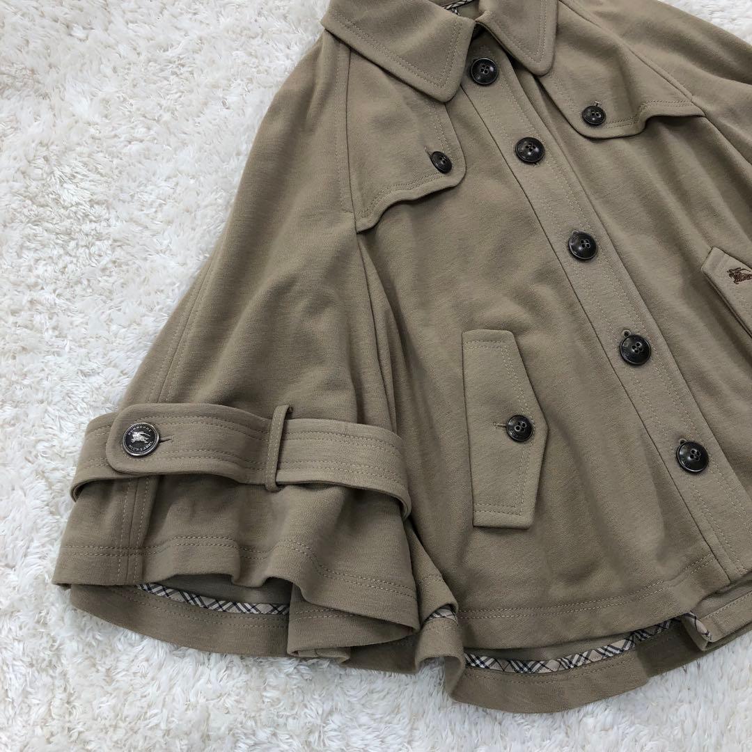 BURBERRY BLUE LABEL ケープ ポンチョ 38 ベージュ