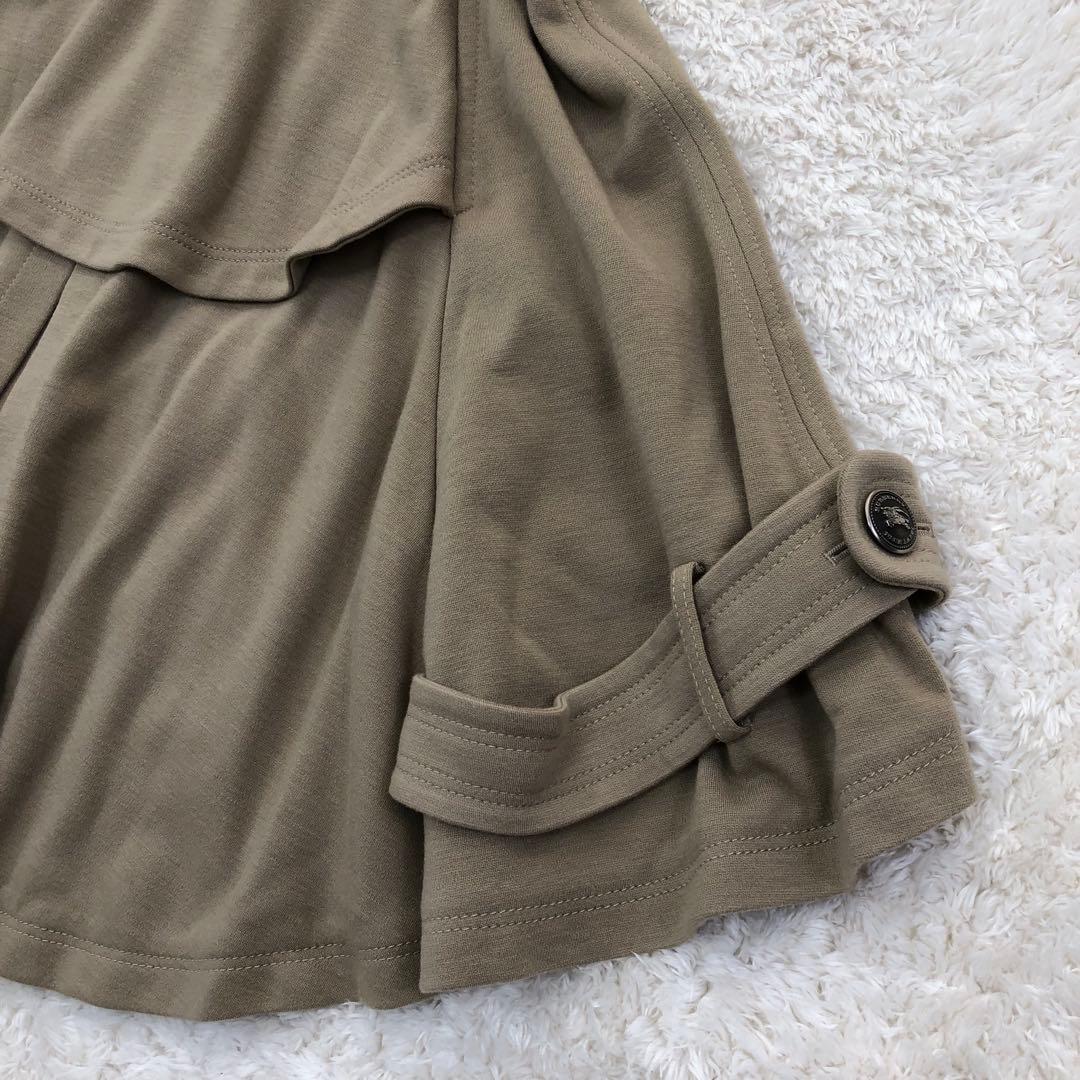 BURBERRY BLUE LABEL ケープ ポンチョ 38 ベージュ