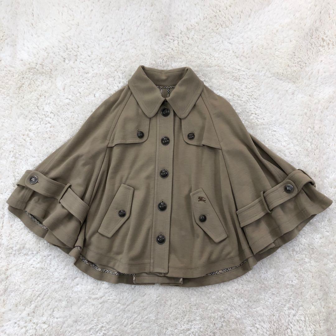 BURBERRY BLUE LABEL ケープ ポンチョ 38 ベージュ